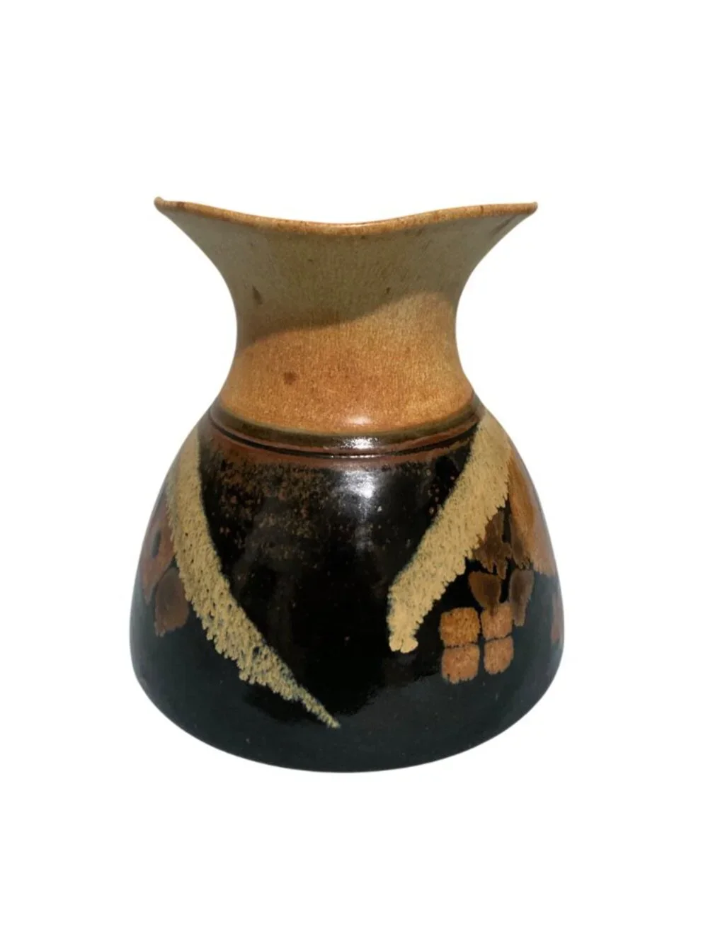Mid Century Modern Style Studio Art Pottery Pitcher Vase By Richard Stafford